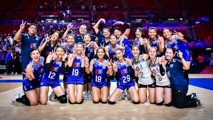 เปิดโปรแกรม "วอลเลย์บอลหญิงไทย" ศึกเนชันส์ลีก 2025 "เพียว อัจฉราพร" กัปตันทีม 7 วอลเลย์บอลหญิง